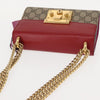 Gucci Padlock Shoulder Bag GG Coated Canvas and Leather