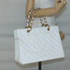Chanel Vintage Grand Shopping Tote Quilted Caviar