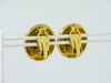 Secondhand Chanel Vintage Round CC Clip-On Earrings
