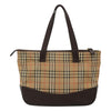 Secondhand Burberry Nova Check Tote canvas check pattern