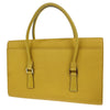 Secondhand Burberry Vintage Handbag Yellow Leather Bags