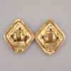 Secondhand Chanel Vintage CC Diamond Clip-On Earrings