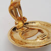 Secondhand Chanel Vintage Round Clip-On Earrings Metal with Faux