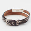 Secondhand Fendi Selleria Monster Bracelet Leather with Metal Detail