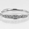 Secondhand Tiffany & Co. Harmony Band Ring Platinum and Diamonds