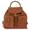 Gucci Vintage Bamboo Backpack Leather