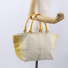 Secondhand Bottega Veneta Braided Handle Open Tote Bag Canvas with
