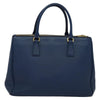 Secondhand Prada Front Pocket Double Zip Lux Tote Saffiano