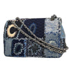 Chanel Flap Bag Multicolor Patchwork Tweed, Caviar with Calfskin