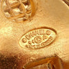 Secondhand Chanel Vintage CC Round Button Clip-On Earrings