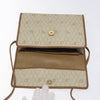 Christian Dior Vintage Honeycomb Flap Crossbody Bag Coated Canvas