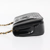 Chanel Vintage CC Stitch Flap Bag Patent