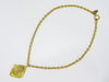 Secondhand Chanel Vintage CC Pendent Necklace Plated