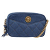 Secondhand Versace Medusa Icon Front Slip Pocket Camera Bag Quilted