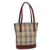 Secondhand Burberry Nova Check Tote canvas check pattern