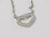 Secondhand Cartier C Heart de Cartier Pendant Necklace 18K White Gold with Diamond