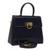 Secondhand Salvatore Ferragamo Gancini Convertible Top Handle Bag