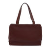 Secondhand Burberry Handle Tote Brown Leather Accessories