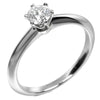 Secondhand Tiffany & Co. Novo Solitaire Ring Platinum with Diamonds and Cushion Cut I/VS2 Diamond