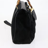 Gucci Vintage Bamboo Handle Bag Suede