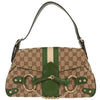 Gucci Horsebit Web Flap Shoulder Bag GG Canvas