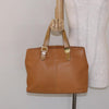 Secondhand Burberry Handle Tote Beige Leather Accessories