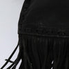 Prada Fringe Flap Crossbody Bag Leather