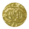 Secondhand Chanel CC Brooch Gold Plated Jewelry