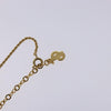 Secondhand Christian Dior CD Round Pendant Necklace