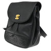Secondhand Chanel Vintage Backpack Black Leather Bags