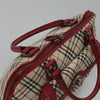 Secondhand Burberry Nova Check Handbag Nova Check Canvas and