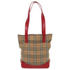 Secondhand Burberry Nova Check Tote canvas check pattern