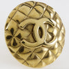 Secondhand Chanel Vintage Round CC Clip-On Earring