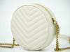 Secondhand Saint Laurent Vinyle Round Camera Bag Matelasse Chevron