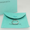 Secondhand Tiffany & Co. Elsa Peretti 1 Diamond Stacking Band Ring 950 Platinum with Diamond