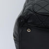 Chanel Vintage CC Zip Around Bowler Bag Quilted Caviar