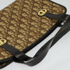 Christian Dior Vintage Trotter Handbag Canvas