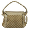 Secondhand Gucci Bella Flap Shoulder Bag GG Canvas with