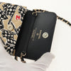Secondhand Chanel Flap Card Holder on Chain Quilted Printed