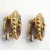 Secondhand Chanel Vintage Round CC Clip-On Earrings