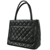Chanel Medallion Tote Quilted Caviar