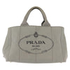 Secondhand Prada Canapa Tote Gray Canvas Bags