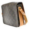 Louis Vuitton Cartouchiere Handbag Monogram Canvas