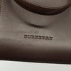 Secondhand Burberry Handle Tote Brown Leather Bags