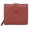 Secondhand Bottega Veneta Bifold Coin Pocket Card Holder Intrecciato Nappa
