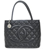 Chanel Medallion Tote Quilted Caviar