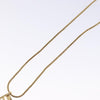 Secondhand Christian Dior D logo Pendant Necklace
