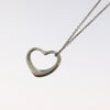 Secondhand Tiffany & Co. Elsa Peretti Open Heart Pendant Necklace Sterling