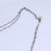 Secondhand Chanel Camellia CC Long Necklace Metal with Faux Pearls