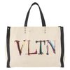 Secondhand Valentino Garavani Grande Plage VLTN Tote Printed PVC with